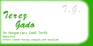 terez gado business card